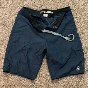 Men’s volcom swim trunks navy blue